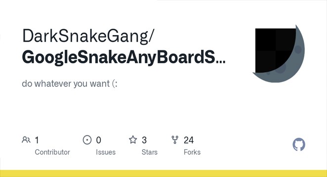Google Snake Change Board Size