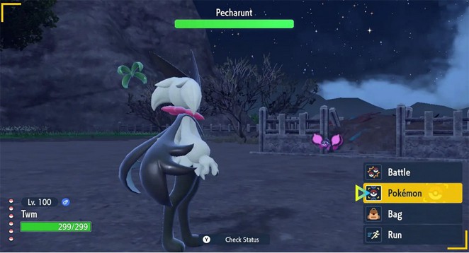 Pecharunt in Pokémon